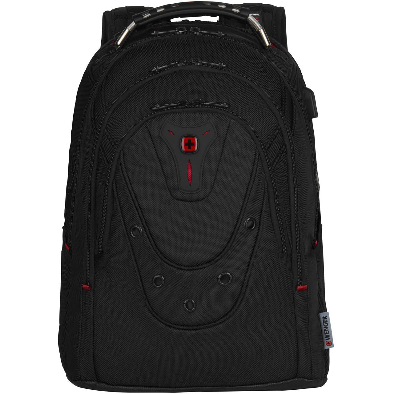 Wenger Ibex Ballistic Deluxe 16 Laptop Backpack, schwarz