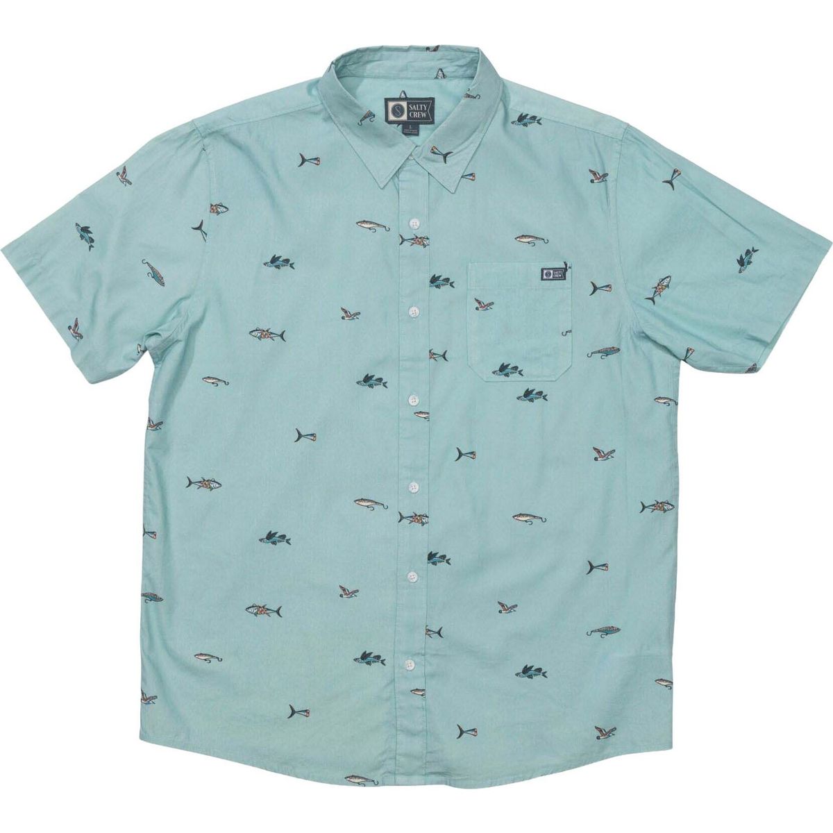 Salty Crew Crew SS Button UP seaside (SEASD) L 21035161-SEASD-L