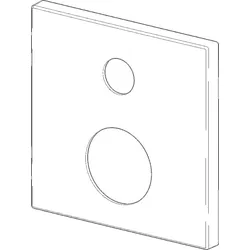 Hansa Ros. HANSA 59914315 150 x 150 mm chr