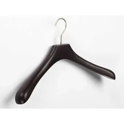 pieperconcept Kleiderbügel Noa Massivholz brazil gebeizt braun, Designer pieperconcept, 45 cm
