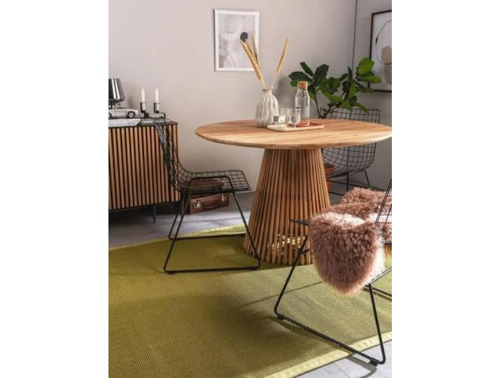 benuta Nest Sisal Naturfaser Teppich Sana - Grün 120x180 cm - Robuster Teppich für Esszimmer & Wohnzimmer - 100% Sisal Naturfaser - Zeitloses Design