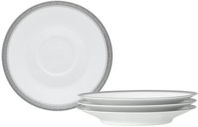 Noritake "Charlotta Set of 4 Saucers, 6"""
