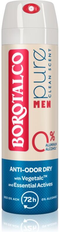 Borotalco MEN Pure Deospray ohne Aluminium für Herren 150 ml