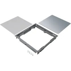 Hager BDQ08127011 Blinddeckel ultra-flach Q08 294x294mm für 12mm Bodenbelag aus Polyamid eisengrau