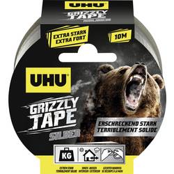 UHU Grizzly Tape® 51675 Gewebeklebeband Silber (L x B) 10 m x 49 mm 1 St.