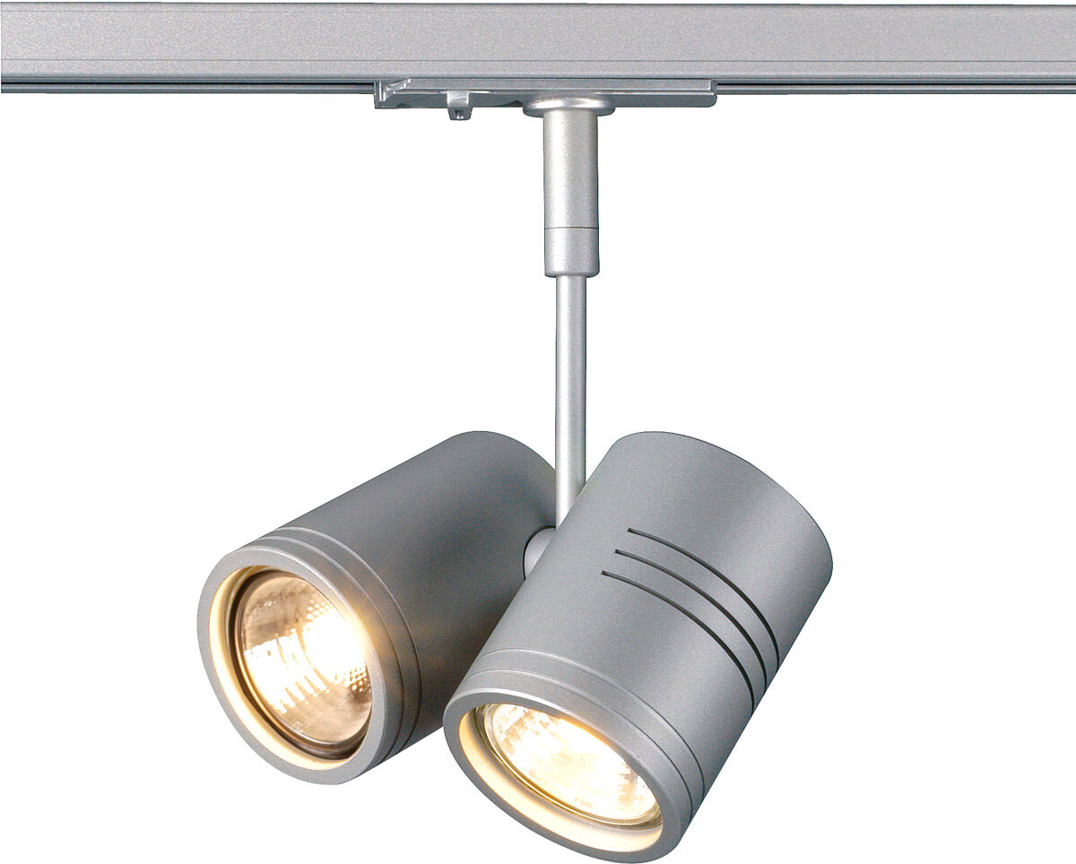 Slv Bima Ii Leuchtenkopf Für 1-Phasen Schiene, Silbergrau - Leuchten Mit 1 Phasen Adapter