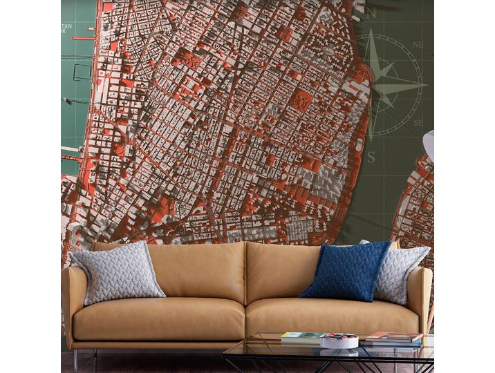 Papier peint intissé Meet In Manhattan 100 x 70cm 100 x 70 cm