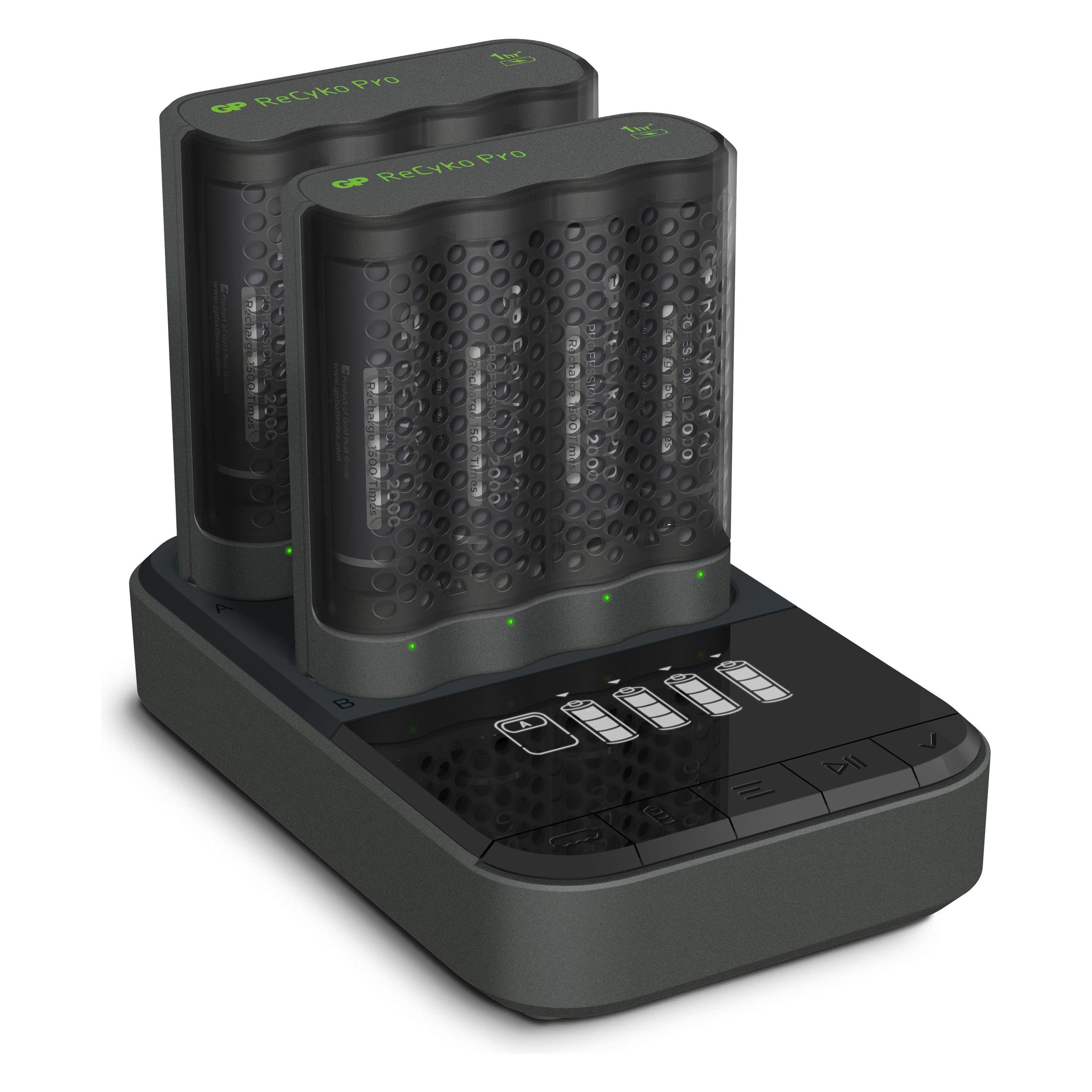 GP Batteries GP ReCyko Pro-Charger Dock (1 Stk., AA, Ladegerät inkl. Akku) (202244)