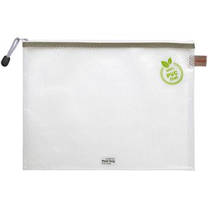 Foldersys Reißverschlussbeutel 40492-27, Phat-Bag, A4, taupe / transparent, EVA-Folie, 1 Fach