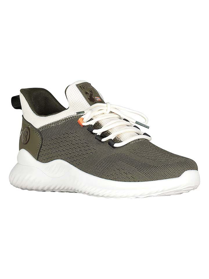 Geographical Norway Sneakers "Obyone" in Khaki - 41