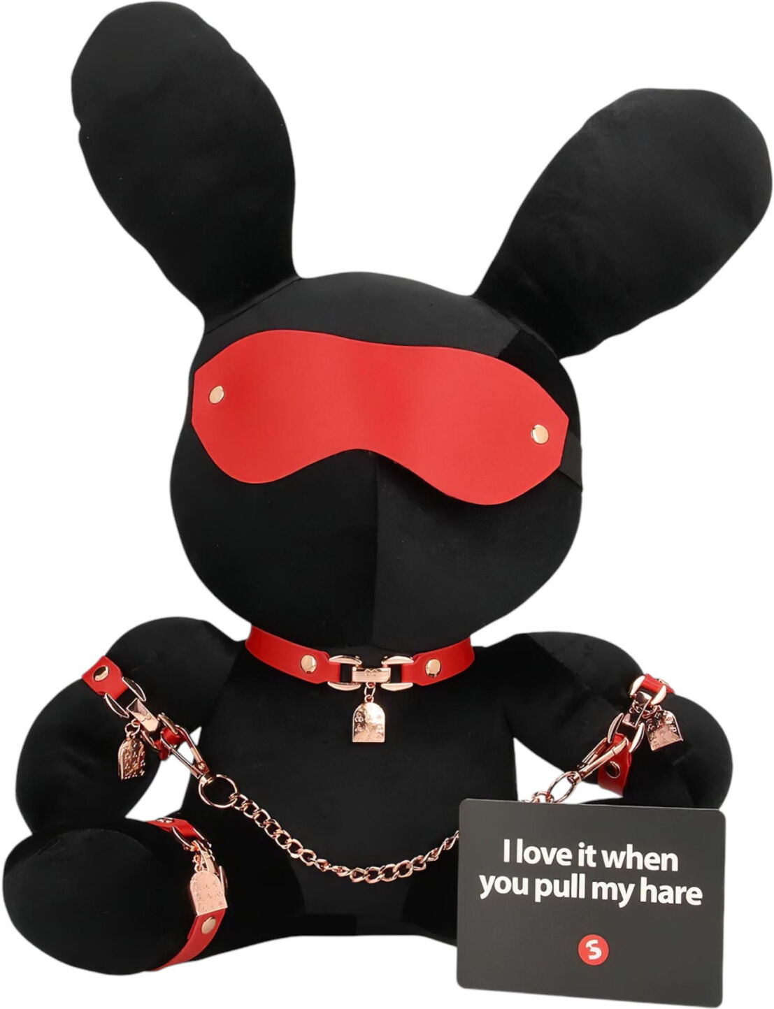 Shots Bondage Rabbit - Bondageudstyr - Kaninmaske - Sort