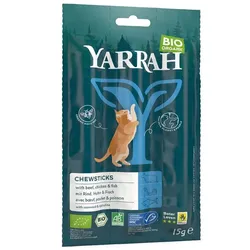 Cat Food Chew Sticks Kaustangen - Rind & Fisch 15g 5er Pack