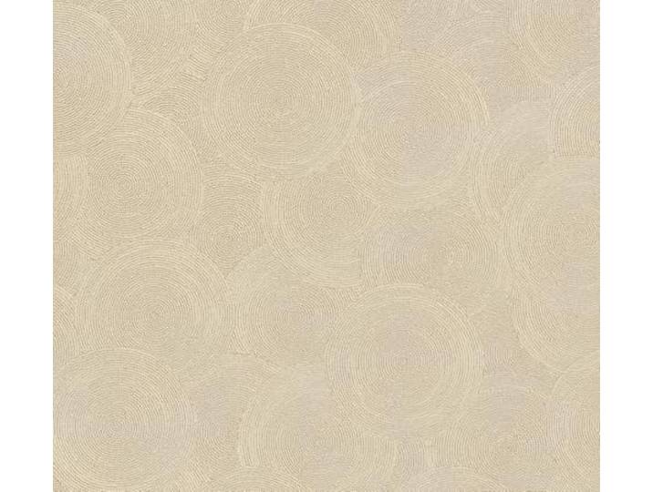 A.S. Création 790934 Papier peint intissé motif cercles beige orange – Papier peint ethnique uni 10\,05 m x 0\,53 m