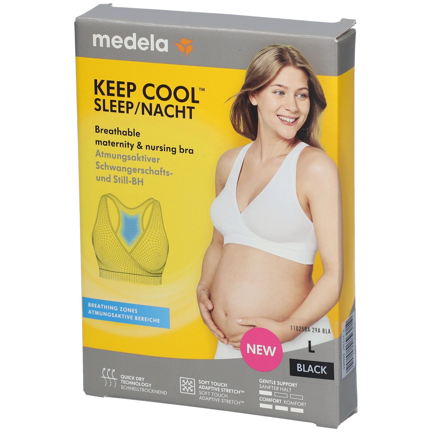 Medela Keep Cool Schlaf BH L schwarz 1 St Sonstige