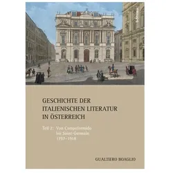 Geschichte der italienischen Literatur in Österreich, Fachbücher von Gualtiero Boaglio