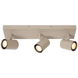 Lucide, Deckenstrahler, JOA - Plafondspot - 3xGU10 - Taupe (GU10)