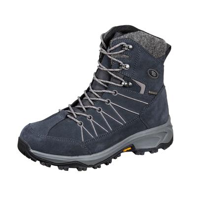 Winterstiefel BRÜTTING "Winterboot Huntington", Herren, Gr. 43, blau, Veloursleder, Schuhe Winterstiefel