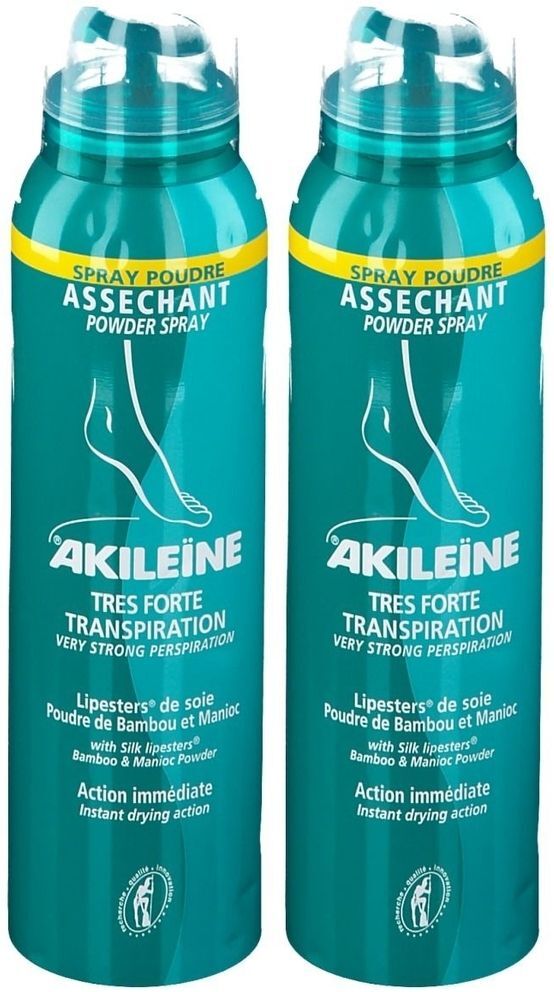 Akileine Puderspray 2x 2x150 ml Spray