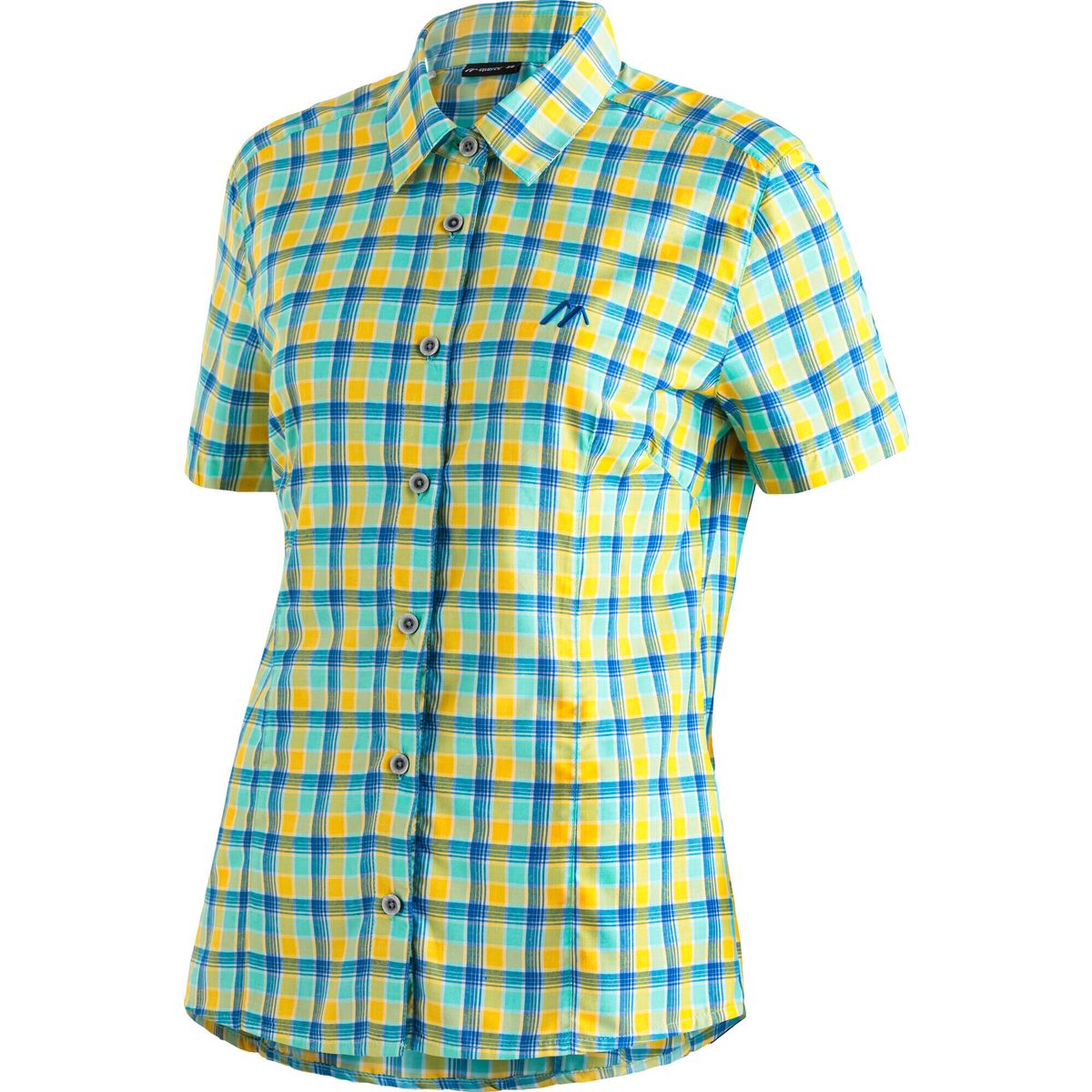 Maier Sports Philina blue yellow check (M20300) 50 3000488-M20300-50