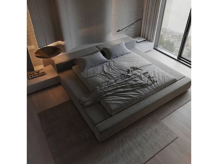 Lit Double vert esthétique moderne, meubles de chambre à coucher luxueux, ensemble complet, décoration de maison élégante, accessoires de sommeil de rêve