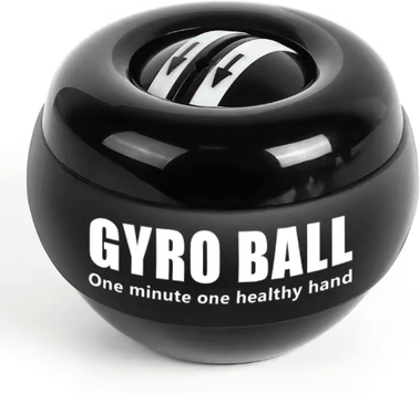 Inspire Picks Self Starting Wrist Gyro Ball Power Trainer For Forearm, Wrist And Finger Strength black
