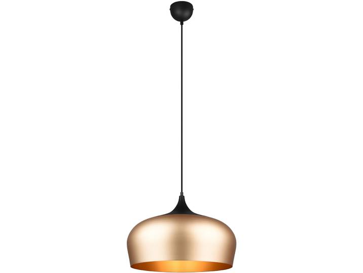 Pendellampe Auburn messing matt Aluminium B 45 cm