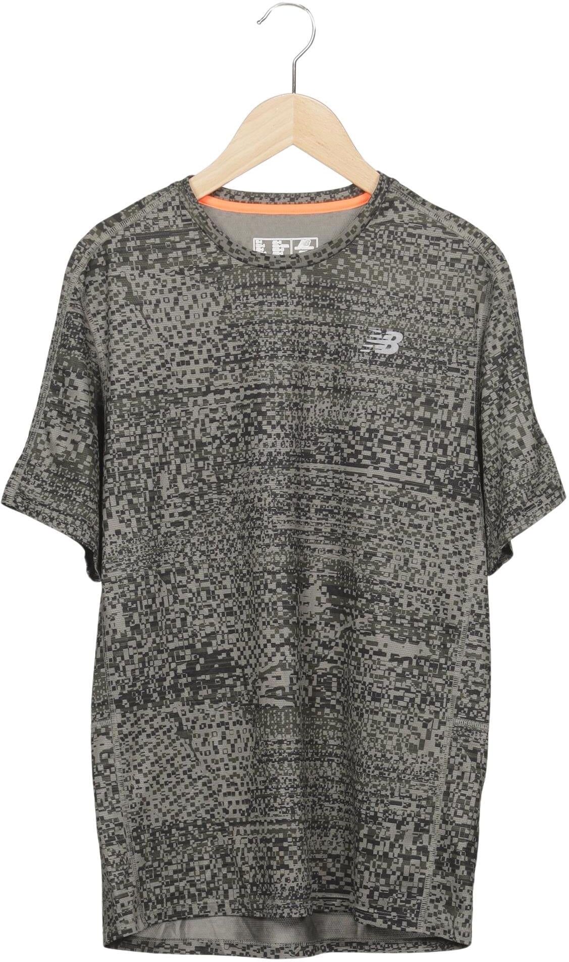 New Balance Herren T-Shirt, Grau, Gr. S, Synthetik - Second Hand