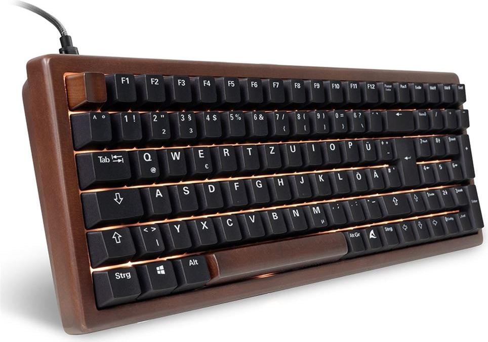 Sharkoon Skiller SGK50S2 Gaming Toetsenbord Wood Zwart