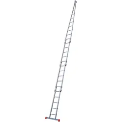 Siedra Glasreinigerleiter 159 mit 23 Stufen - 8x Stufen Oberteil 2x5 Stufen Mittelteil und 5x Stufen Unterteil