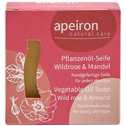 Pflanzenöl-Seife - Wildrose & Mandel 100g