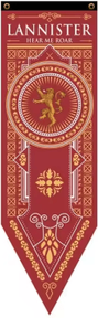 Inspire Picks Game Of Thrones Wall Tapestry Flag Fantasy Bar & Home Decor Banner red 45x150cm
