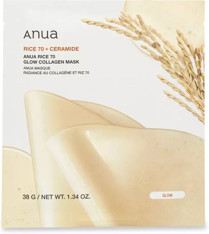 Anua - Rice 70 Glow Collagen Maske, 1 Stück