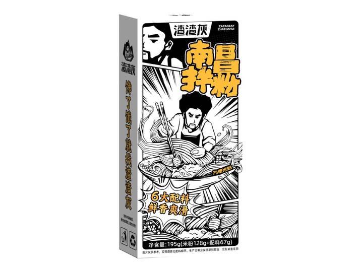 Zhazhahui Nouilles Mélangées de Nanchang Version Améliorée (Nouvelle Étiquette) 195 g