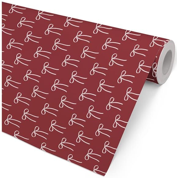 Julpapper Sweet bow 57cmx154m
