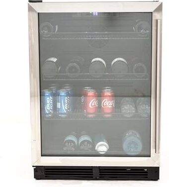 Avanti Beverage Center, 133 Can Capacity, in Stainless Steel