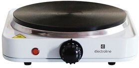Electroline ELNEXTHOTPLATE382G piano cottura Bianco Superficie piana 23 cm Piastra sigillata 1 Fornello(i)