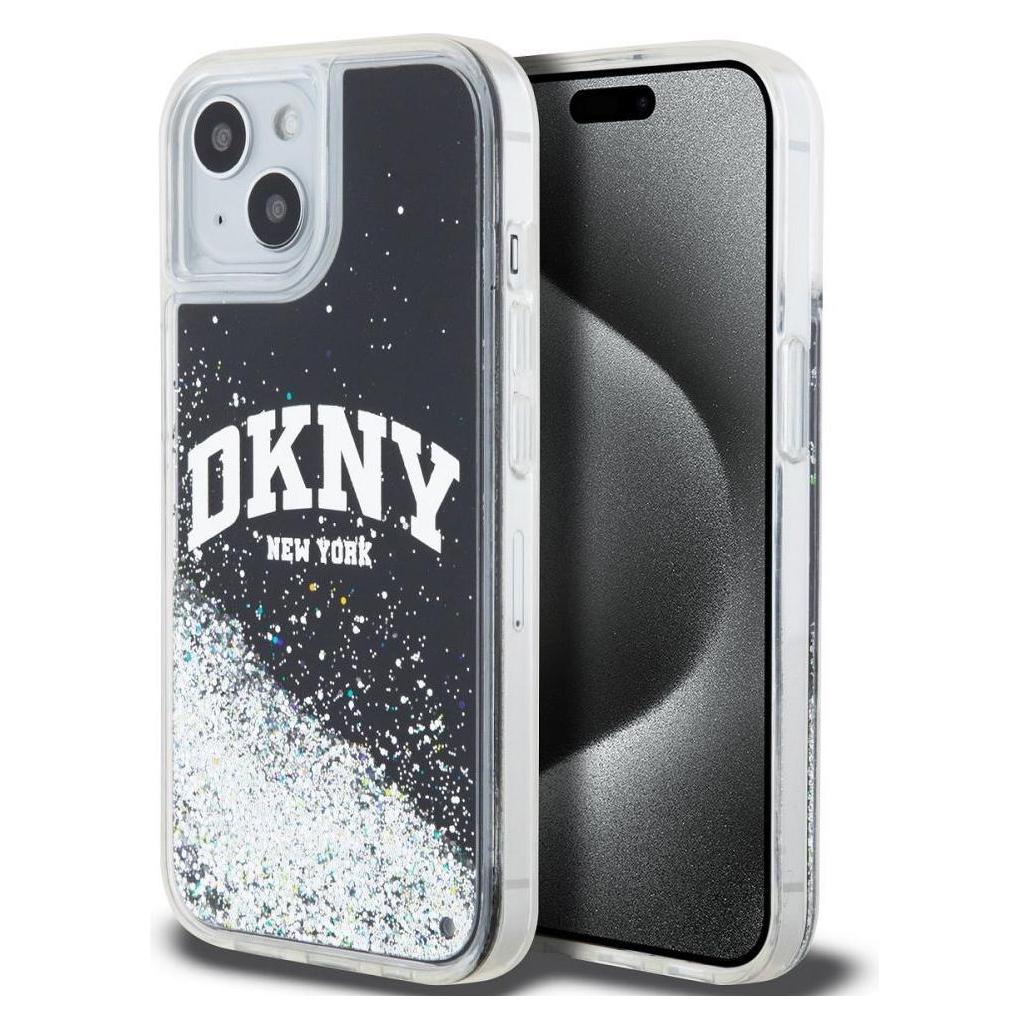 DKNY DKHCN61LBNAEK iPhone 11 / Xr 6.1" czarny/black hardcase Liquid Glitter Big Logo (Apple iPhone 11, Apple iPhone XR) (1714462325)