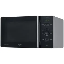 Whirlpool MCP 345 SL Flachbau-Kombinationsmikrowelle 25 L 800 W Schwarz, Silber, Mikrowelle, Schwarz, Silber