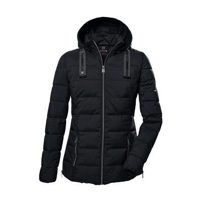 Steppjacke "GW 4 WMN QLTD JCKT", Damen, Gr. 42, schwarz, Obermaterial: 100% Polyester.Futter: 100% Polyamid.Füllung: 100% Polyester, G.I.G.A. DX BY KILLTEC, Jacken Steppjacke, Modische, wasserabweisende Steppjacke, recycelte Materialien