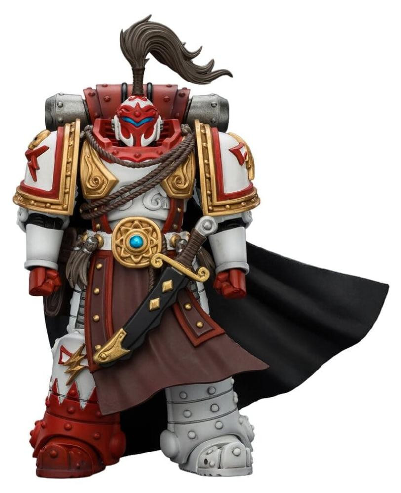 Joy Toy Warhammer The Horus Heresy actiefiguur White Scars Hibou Khan Seeker of Atonement, 12 cm