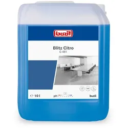 Buzil G481 Blitz Citro 10 L Alkoholreiniger mit Citrusduft