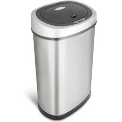 Rijoka Sensor Mülleimer 50L – Edelstahl – Soft Close – Fingerabdruck frei – Modern Design