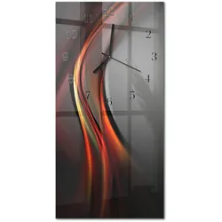 WANDUHR aus Glas 30x60 cm - Muster