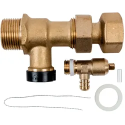 Wolf Kappenventil 2400445 3/4", für Ausdehnungsgefäß bis 50 I, für Solar
