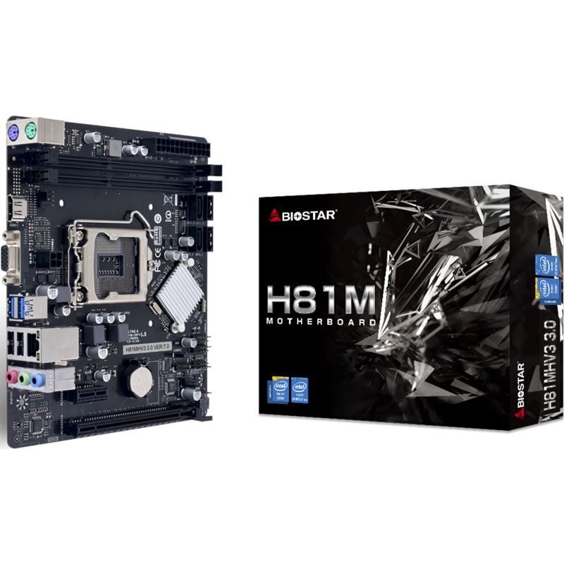 Biostar H81MHV3 3.0 Intel H81 So.1150 DDR3 mATX Retail