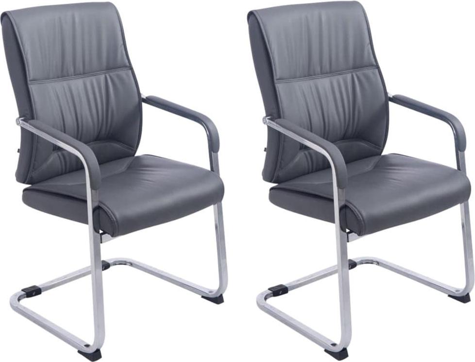 2-teiliges Set Schwebesitze xxl - Schaukelstühle - Ergonomisches Design für Komfort | Farbe: Grau