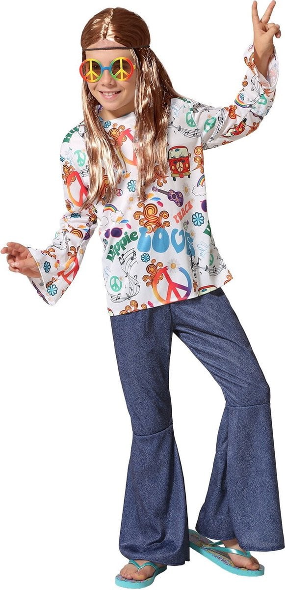 BigBuy Carnival Hippie Kostuum voor Kinderen