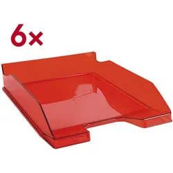 EXACOMPTA 6 Briefablagen A4+ »Combo Midi« rot