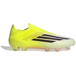 adidas F50 Elite Laceless FG Fußballschuh weiß/neongelb