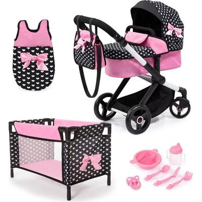 Kombi-Puppenwagen Xeo Mega Set